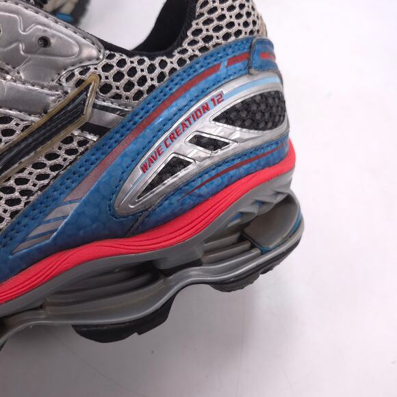 Mizuno Wave Creation 12 Athletic Running Shoe Womens Size 10 8KN-10154 Gray Blue - Picture 8 of 10